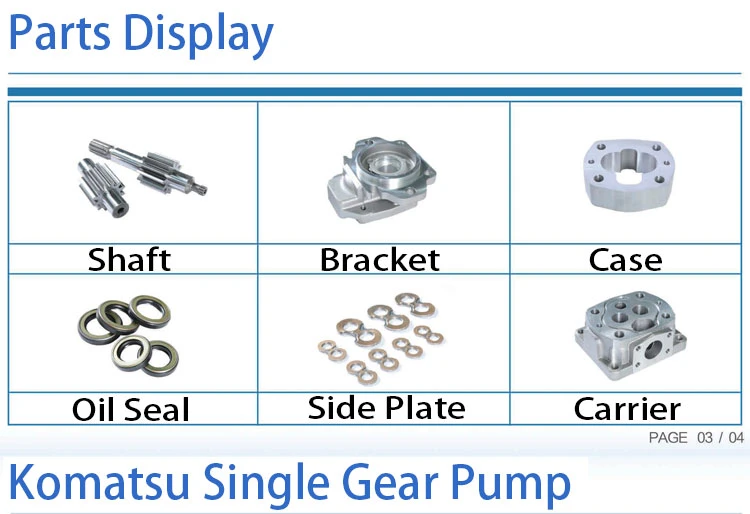 for Komatsu Wa470-3 705-52-40150 Lift Pump Dump Pump Steering Pump