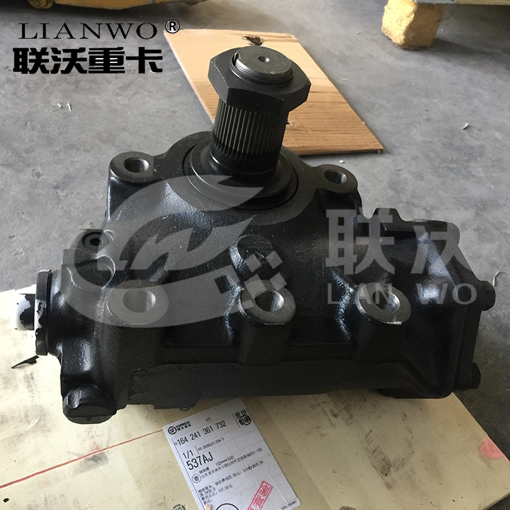 HOWO Truck Transmission Parts Wg9925477132 Steering Gearbox Assembly